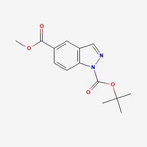 1-tert-Butyl 5-methyl 1H-indazole-1,5-dicarboxylate