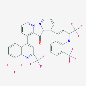 (2,8-Bis(trifluoromethyl)quinolin-4-yl)(pyridin-2-yl)methanone
