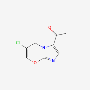 1-(6-Chloro-5H-imidazo[2,1-b][1,3]oxazin-3-yl)ethanone