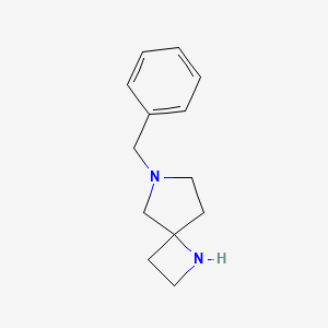 molecular formula C13H18N2 B1510252 6-Benzyl-1,6-diazaspiro[3.4]octane CAS No. 1158749-78-0