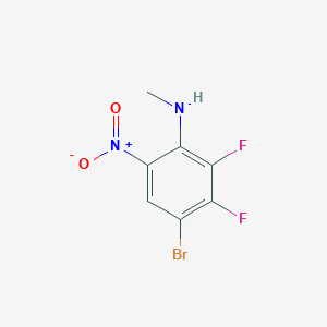 4-Bromo-2,3-difluoro-N-methyl-6-nitroaniline