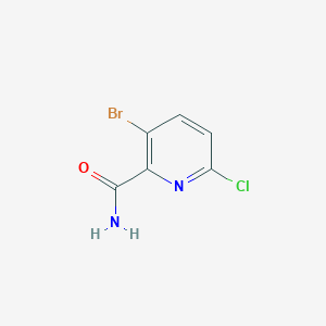 molecular formula C6H4BrClN2O B1510291 3-Bromo-6-chloropicolinamide CAS No. 1279821-55-4