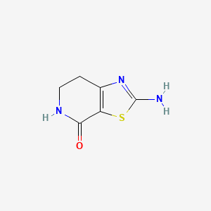 molecular formula C6H7N3OS B1510303 2-Amino-6,7-dihydrothiazolo[5,4-c]pyridin-4(5H)-one CAS No. 26493-11-8