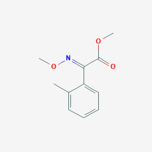 molecular formula C₁₁H₁₃NO₃ B151033 (E)-Methyl 2-(methoxyimino)-2-(o-tolyl)acetate CAS No. 120974-97-2