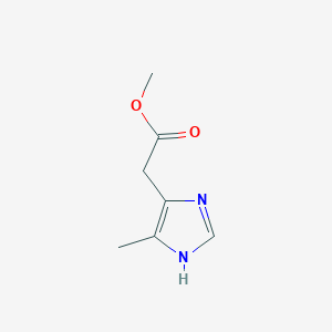 molecular formula C7H10N2O2 B1510345 methyl 2-(4-methyl-1H-imidazol-5-yl)acetate 