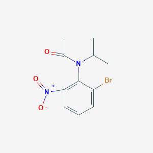 molecular formula C11H13BrN2O3 B1510360 N-(2-Bromo-6-nitrophenyl)-N-isopropylacetamide CAS No. 1147015-08-4