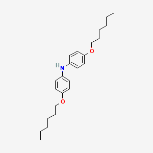 molecular formula C24H35NO2 B1510444 Bis(4-(hexyloxy)phenyl)amine CAS No. 1158909-71-7