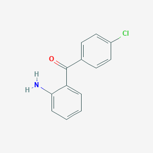 molecular formula C13H10ClNO B151046 2-Amino-4'-chlorobenzophenone CAS No. 2894-51-1