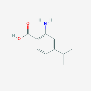 molecular formula C10H13NO2 B1510512 2-Amino-4-isopropylbenzoic acid CAS No. 774165-27-4