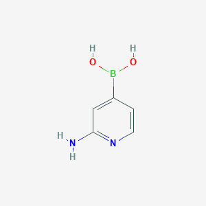 molecular formula C5H7BN2O2 B151053 (2-Aminopyridin-4-yl)boronic acid CAS No. 903513-62-2