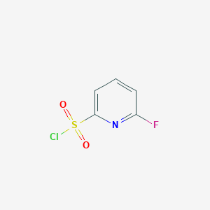 molecular formula C5H3ClFNO2S B151056 6-Fluoropyridine-2-sulfonyl chloride CAS No. 128583-07-3