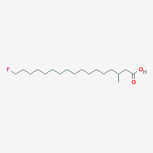 molecular formula C18H35FO2 B151060 17-Fluoro-3-methylheptadecanoic acid CAS No. 137442-09-2