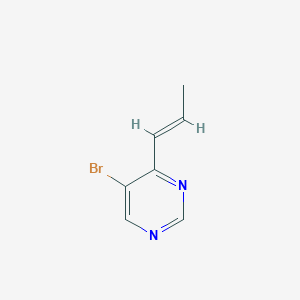 molecular formula C7H7BrN2 B1510642 5-Bromo-4-(prop-1-enyl)pyrimidine CAS No. 1375303-41-5