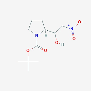 Tert-butyl 2-(1-hydroxy-2-nitroethyl)pyrrolidine-1-carboxylate