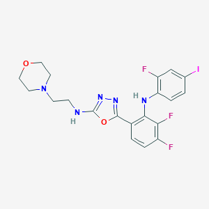 molecular formula C20H19F3IN5O2 B151069 PD 334581 