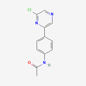 N-(4-(6-chloropyrazin-2-yl)phenyl)acetamide