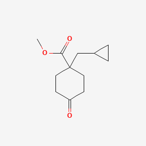 Methyl 1-(cyclopropylmethyl)-4-oxocyclohexanecarboxylate