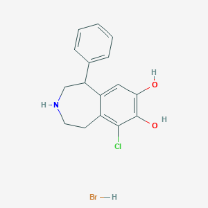 molecular formula C16H17BrClNO2 B151075 溴化 SKF 81297 CAS No. 67287-39-2