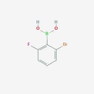 molecular formula C6H5BBrFO2 B151077 (2-Bromo-6-fluorophenyl)boronic acid CAS No. 913835-80-0