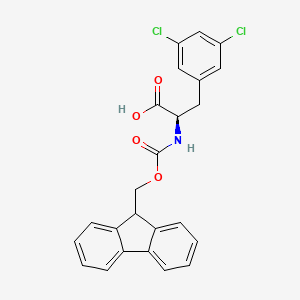molecular formula C24H19Cl2NO4 B1510818 Fmoc-3,5-Dichloro-D-Phenylalanine 