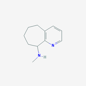 molecular formula C11H16N2 B1510824 N-Methyl-6,7,8,9-tetrahydro-5H-cyclohepta[b]pyridin-9-amine 