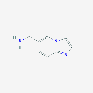 molecular formula C8H9N3 B151088 Imidazo[1,2-a]pyridin-6-ylmethanamine CAS No. 132213-03-7