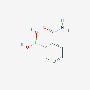 molecular formula C7H8BNO3 B151090 2-氨基羰基苯硼酸 CAS No. 380430-54-6