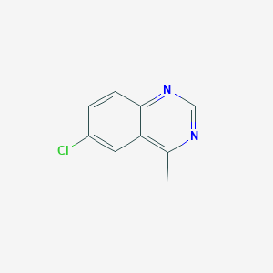 molecular formula C9H7ClN2 B1510944 6-Chloro-4-methylquinazoline CAS No. 1071752-93-6