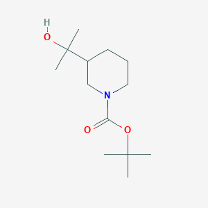 molecular formula C13H25NO3 B1510989 Tert-butyl 3-(2-hydroxypropan-2-yl)piperidine-1-carboxylate 