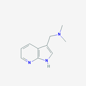 molecular formula C10H13N3 B015110 3-(二甲氨基甲基)-7-氮杂吲哚 CAS No. 5654-92-2