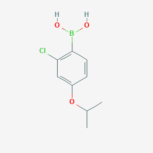 molecular formula C9H12BClO3 B151100 (2-Chloro-4-isopropoxyphenyl)boronic acid CAS No. 313545-47-0