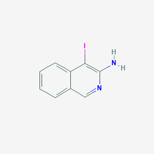 molecular formula C9H7IN2 B1511006 4-Iodoisoquinolin-3-amine CAS No. 503089-88-1