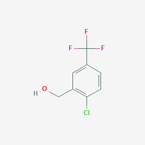 molecular formula C8H6ClF3O B151105 2-Chloro-5-(trifluoromethyl)benzyl alcohol CAS No. 64372-62-9
