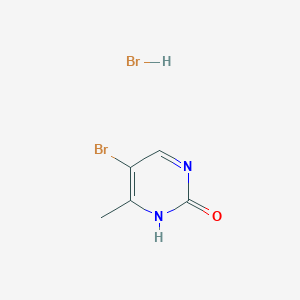 molecular formula C5H6Br2N2O B1511061 5-Bromo-4-methylpyrimidin-2(1H)-one hydrobromide CAS No. 63331-36-2