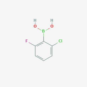 molecular formula C6H5BClFO2 B151115 2-Chloro-6-fluorophenylboronic acid CAS No. 313545-32-3
