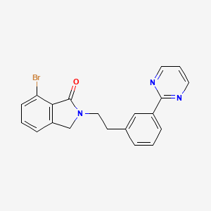 7-Bromo-2-(3-(pyrimidin-2-YL)phenethyl)isoindolin-1-one