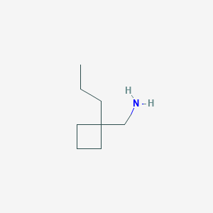 molecular formula C8H17N B1511179 1-(1-Propylcyclobutyl)methanamine CAS No. 959239-92-0