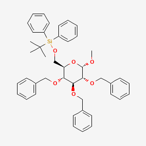 Methyl 2,3,4-tri-O-benzyl-6-O-tert-butyldiphenylsilyl-A-D-glucopyranoside