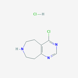 4-Chloro-6,7,8,9-tetrahydro-5H-pyrimido[5,4-d]azepine hydrochloride