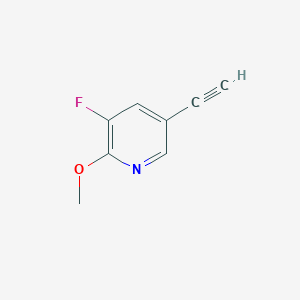 5-Ethynyl-3-fluoro-2-methoxypyridine