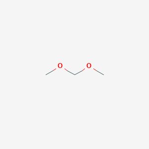 molecular formula C3H8O2<br>CH2-(OCH3)2<br>C3H8O2 B151124 二甲氧基甲烷 CAS No. 109-87-5