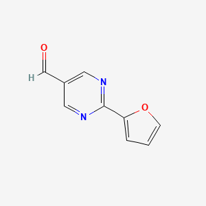 2-(2-Furyl)-5-pyrimidinecarbaldehyde