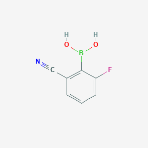 molecular formula C7H5BFNO2 B151127 2-Cyano-6-fluorophenylboronic acid CAS No. 656235-44-8