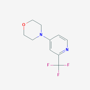 4-(2-(Trifluoromethyl)pyridin-4-yl)morpholine