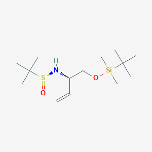 (S)-N-((S)-1-((tert-Butyldimethylsilyl)oxy)but-3-en-2-yl)-2-methylpropane-2-sulfinamide