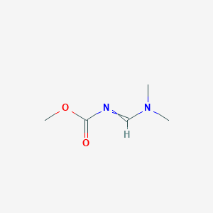 molecular formula C5H10N2O2 B1511311 methyl N-(dimethylaminomethylidene)carbamate 