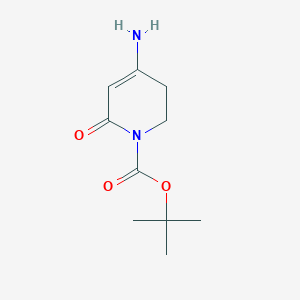 tert-butyl 4-amino-2-oxo-5,6-dihydropyridine-1(2H)-carboxylate