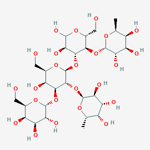 molecular formula C30H52O24 B1511362 Iso-B-pentasaccharide from human urine CAS No. 128464-26-6