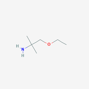molecular formula C6H15NO B1511370 1-Ethoxy-2-methylpropan-2-amine CAS No. 89585-15-9