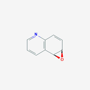 molecular formula C9H7NO B151140 5,6-Epoxy-5,6-dihydroquinoline, (5S,6R)- CAS No. 135096-21-8